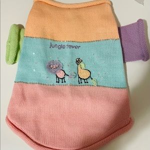 Oscar Newman Pet Couture Sweater Sz Medium NWT